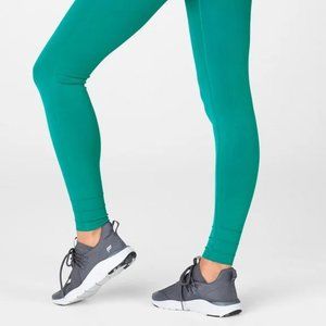 Fabletics High-Waisted SculptKnit® Essential Legging Size: L Color: Dark Jade